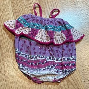 Jessica Simpson boho Romper 6-9 months‎